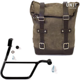 Unit Garage Waxed Suede Side Pannier + Right Subframe Triumph T100 (2017 until now) | U002-1011DX