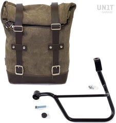 Unit Garage Waxed Suede Side Pannier + Left Subframe Triumph T100 (2017 until now) | U002-1011SX