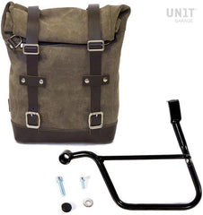 Unit Garage Waxed Suede Side Pannier + Left Subframe Triumph Street 900 Series (2017 until now) | U002-1013SX