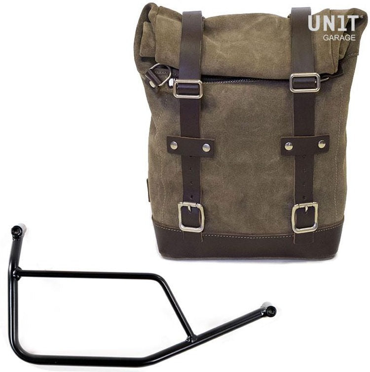 Unit Garage Waxed Suede Side Pannier + Subframe R 1200 R | U002-1421