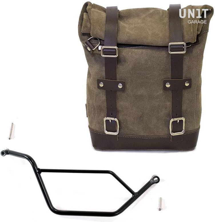 Unit Garage Waxed suede Side Pannier + Subframe Bmw GS 850/1100/1150 e AD | U002-1524DX