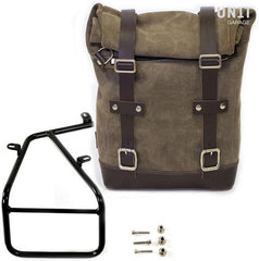 Unit Garage Waxed Suede Side Pannier + Subframe NineT Series | U002-1620