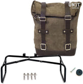 Unit Garage Waxed suede Side Pannier + Double Subframe NineT | U002-1626-A2