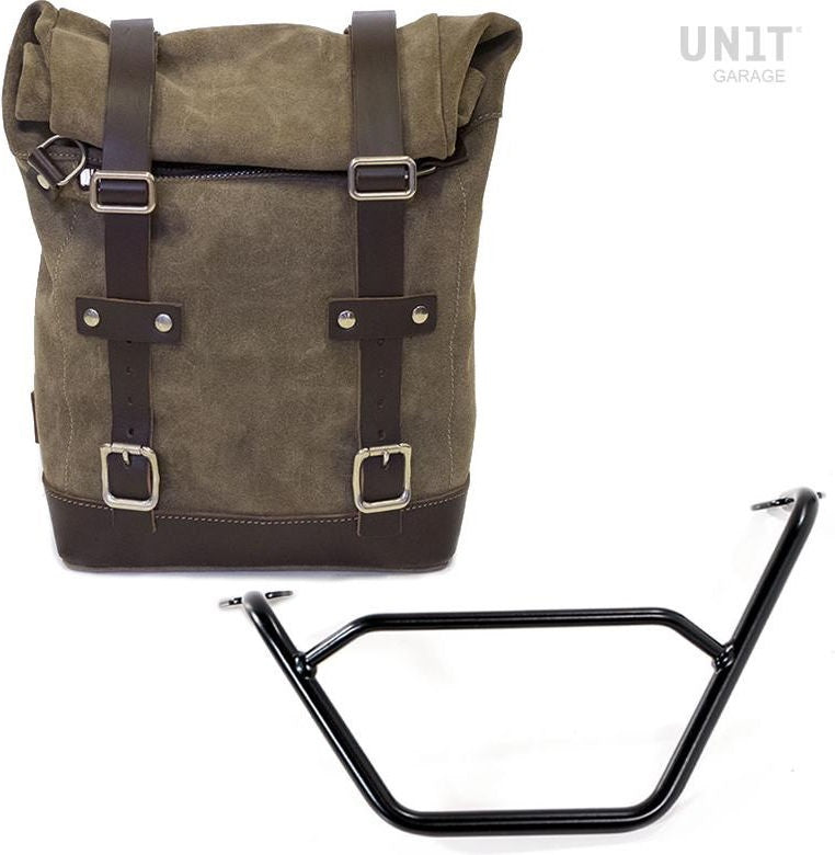 Unit Garage Waxed Suede Side Pannier + Subframe R1200 GS LC | U002-1901SX