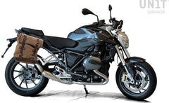 Unit Garage Waxed Suede Side Pannier + Right Subframe R 1200 R LC | U002-2101DX