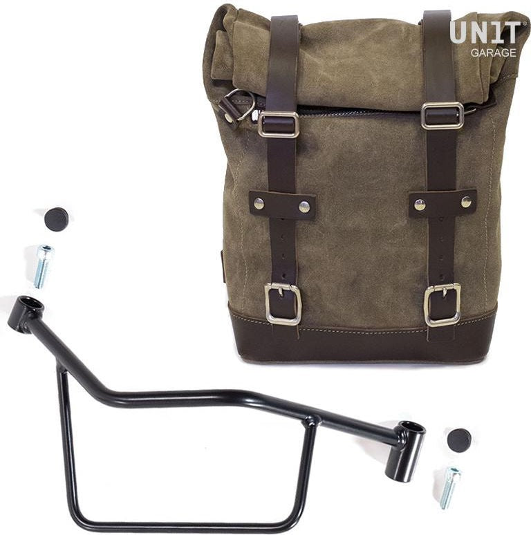 Unit Garage Waxed Suede Side Pannier + Right Subframe R 1200 R LC | U002-2101DX