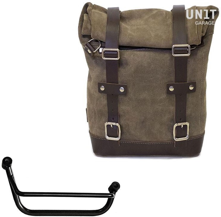 Unit Garage Waxed Suede Side Pannier + Right Subframe Guzzi V85 TT | U002-2251DX