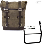 Unit Garage Waxed Suede Side Pannier + Left Subframe Caballero | U002-2253SX
