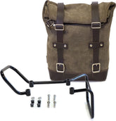Unit Garage WAXED SUEDE SIDE PANNIER + SUBFRAME HUSQVARNA 401 | U002-3000