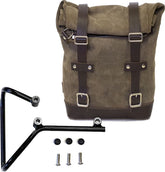 Unit Garage WAXED SUEDE SIDE PANNIER + SUBFRAME HUSQVARNA SVARTPILEN 701 | U002-3002