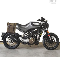 Unit Garage Waxed Suede Side Pannier + Right Subframe husqvarna 200 (2020 until now) | U002-3003DX