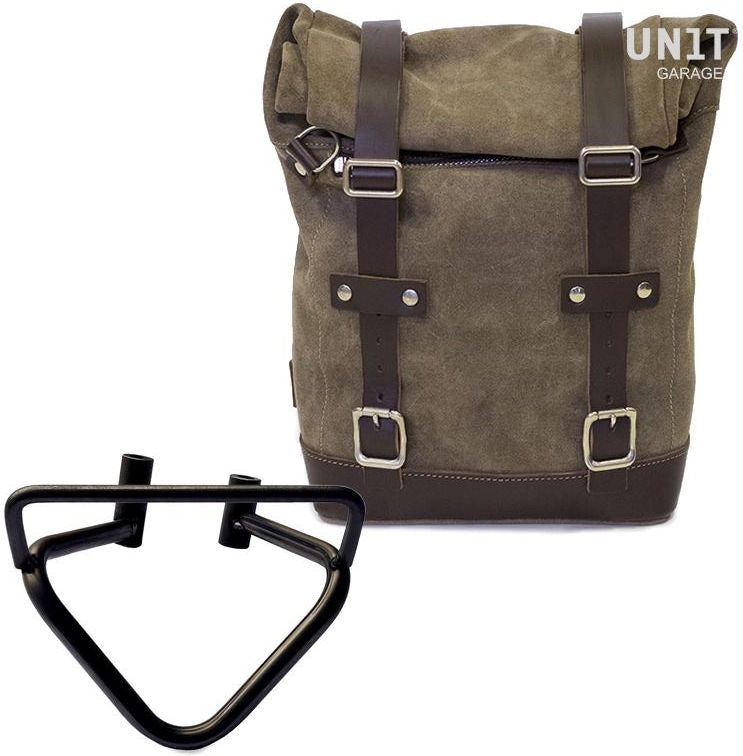 Unit Garage Waxed Suede Side Pannier + Right Subframe husqvarna 200 (2020 until now) | U002-3003DX