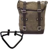 Unit Garage Waxed Suede Side Pannier + Right Subframe husqvarna 200 (2020 until now) | U002-3003DX