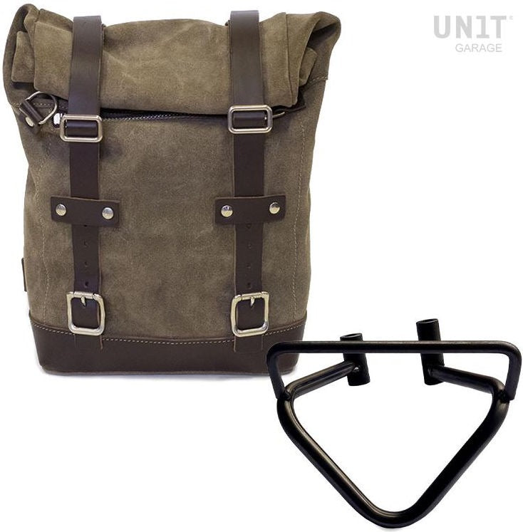 Unit Garage Waxed Suede Side Pannier + Left Subframe husqvarna 401 (2020 until now) | U002-3003SX