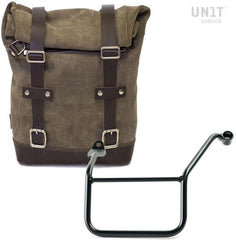 Unit Garage Waxed Suede Side Pannier + Left Subframe Yamaha SX | U002-3208SX