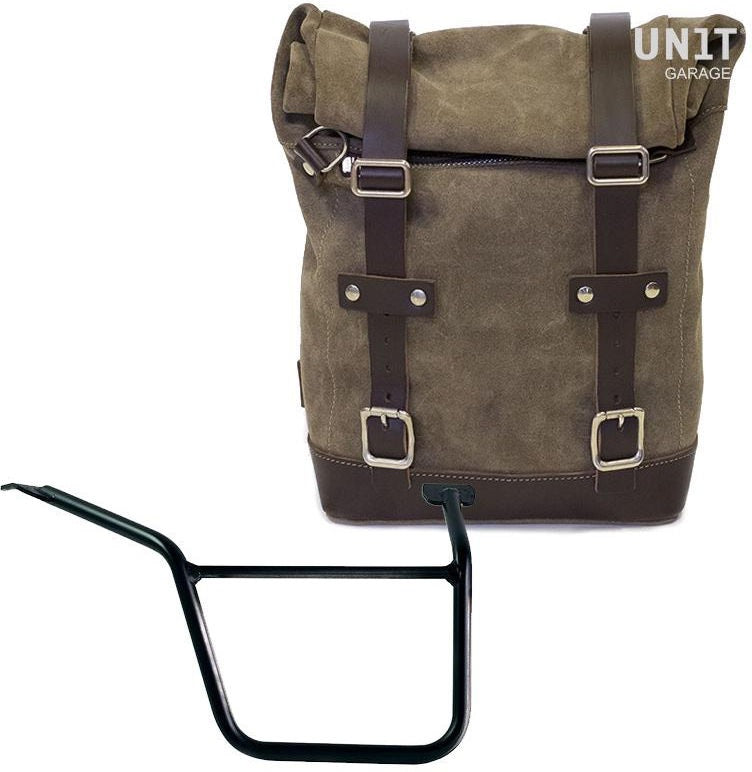 Unit Garage Waxed Suede Side Pannier + Right Subframe Pan America 1250 | U002-3304DX