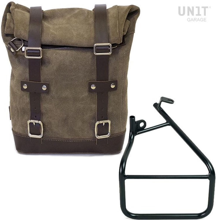Unit Garage Waxed Suede Side Pannier + Left Subframe Sportster S 1250 | U002-3320SX