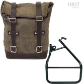 Unit Garage Waxed Suede Side Pannier + Left Subframe Sportster S 1250 | U002-3320SX