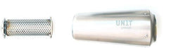 Unit Garage Silencer in Titanium with removable Db killer | COD. U021SX