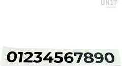 Unit Garage Number stickers | U077