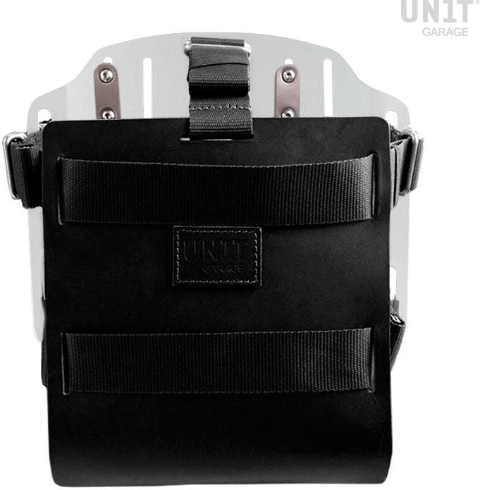 Unit Garage Carrying system in aluminum with adjustable leather front | U085-2xA9