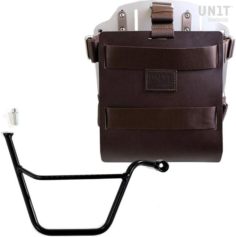Unit Garage Carrying system in aluminum with adjustable leather front, Quick Release System and frame (2001-2016) | U085-U000-1005DX