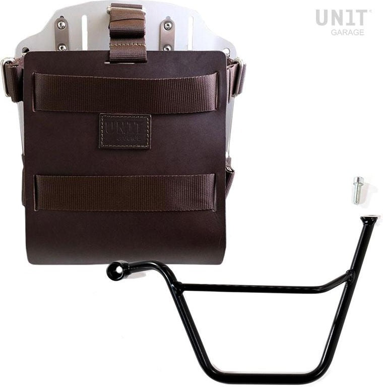 Unit Garage Carrying system in aluminum with adjustable leather front, Quick Release System and frame (2001-2016) | U085-U000-1005SX