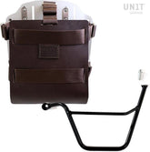 Unit Garage Carrying system in aluminum with adjustable leather front, Quick Release System and frame (2001-2016) | U085-U000-1005SX