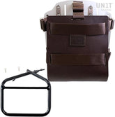 Unit Garage Carrying system in aluminum with adjustable leather front, Quick Release System and frame | U085-U000-1007