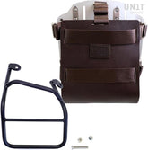 Unit Garage Carrying system in aluminum with adjustable leather front, Quick Release System and frame | U085-U000-1010DX