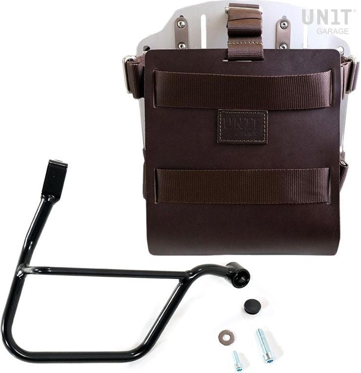 Unit Garage Carrying system in aluminum with adjustable leather front, Quick Release System and frame (2016 until now) | U085-U000-1013DX