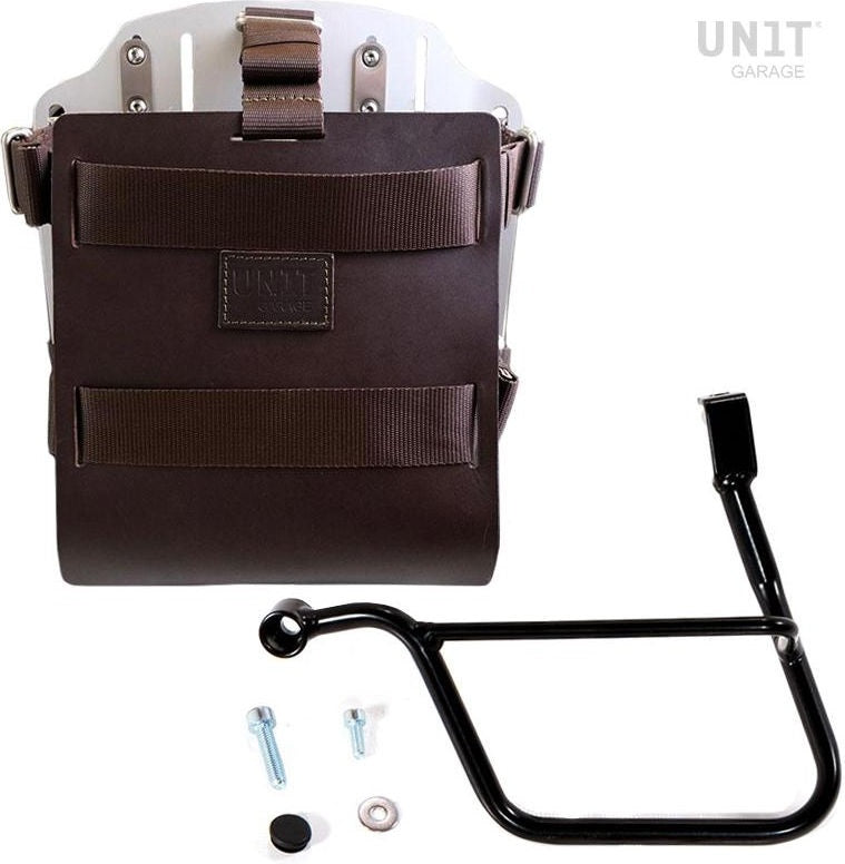 Unit Garage Carrying system in aluminum with adjustable leather front, Quick Release System and frame (2016 until now) | U085-U000-1013SX