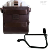 Unit Garage Carrying system in aluminum with adjustable leather front, Quick Release System and frame Street Twin 900 (2016 until now) | U085-U000-1017SX