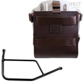 Unit Garage Carrying system in aluminum with adjustable leather front, Quick Release System and frame | U085-U000-1421