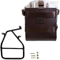 Unit Garage Carrying system in aluminum with adjustable leather front, Quick Release System and frame | U085-U000-1620