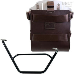 Unit Garage Carrying system in aluminum with adjustable leather front, Quick Release System and right frame | U085-U000-1901DX