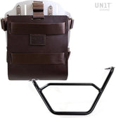 Unit Garage Carrying system in aluminum with adjustable leather front, Quick Release System and frame | U085-U000-1901SX