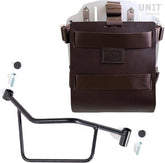 Unit Garage Carrying system in aluminum with adjustable leather front, Quick Release System and frame | U085-U000-2101DX