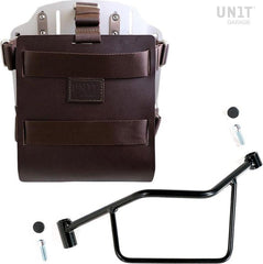 Unit Garage Carrying system in aluminum with adjustable leather front, Quick Release System and frame | U085-U000-2101SX