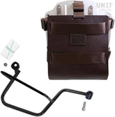 Unit Garage Carrying system in aluminum with adjustable leather front, Quick Release System and frame | U085-U000-2213DX