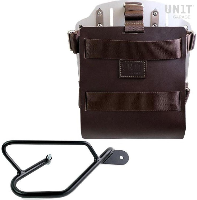 Unit Garage Carrying system in aluminum with adjustable leather front, Quick Release System and frame (2016 until now) | U085-U000-2250DX