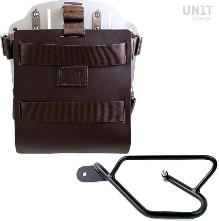 Unit Garage Carrying system in aluminum with adjustable leather front, Quick Release System and frame (2016 until now) | U085-U000-2250SX