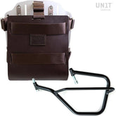 Unit Garage Carrying system in aluminum with adjustable leather front, Quick Release System and frame | U085-U000-2504SX