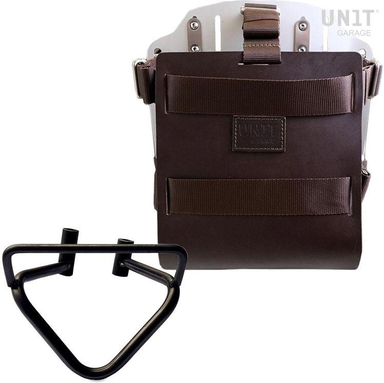 Unit Garage Carrying system in aluminum with adjustable leather front, Quick Release System and frame (2020 until now) | U085-U000-3003DX
