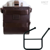Unit Garage Carrying system in aluminum with adjustable leather front, Quick Release System and frame | U085-U000-3007SX