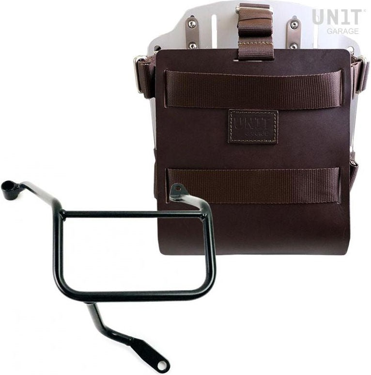 Unit Garage Carrying system in aluminum with adjustable leather front, Quick Release System and frame | U085-U000-3208DX