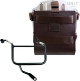 Unit Garage Carrying system in aluminum with adjustable leather front, Quick Release System and frame | U085-U000-3208DX