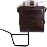 Unit Garage Carrying system in aluminum with adjustable leather front, Quick Release System and frame Pan America 1250 | U085-U000-3304DX