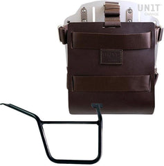 Unit Garage Carrying system in aluminum with adjustable leather front, Quick Release System and frame Pan America 1250 | U085-U000-3304DX