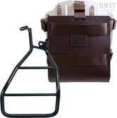 Unit Garage Carrying system in aluminum with adjustable leather front, Quick Release System and frame Sportster S 1250 | U085-U000-3320DX